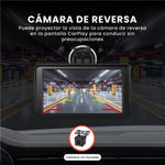 Gps Portatil Carplay & Android Auto Inalambrico 7 Pantalla Tactil Hd Camara Reversa Universal
