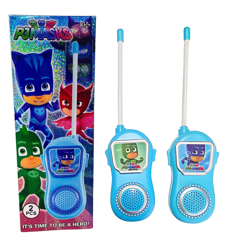 Walkie Talkie Juguete Pj Mask Ninos Par Intercomunicadores X2