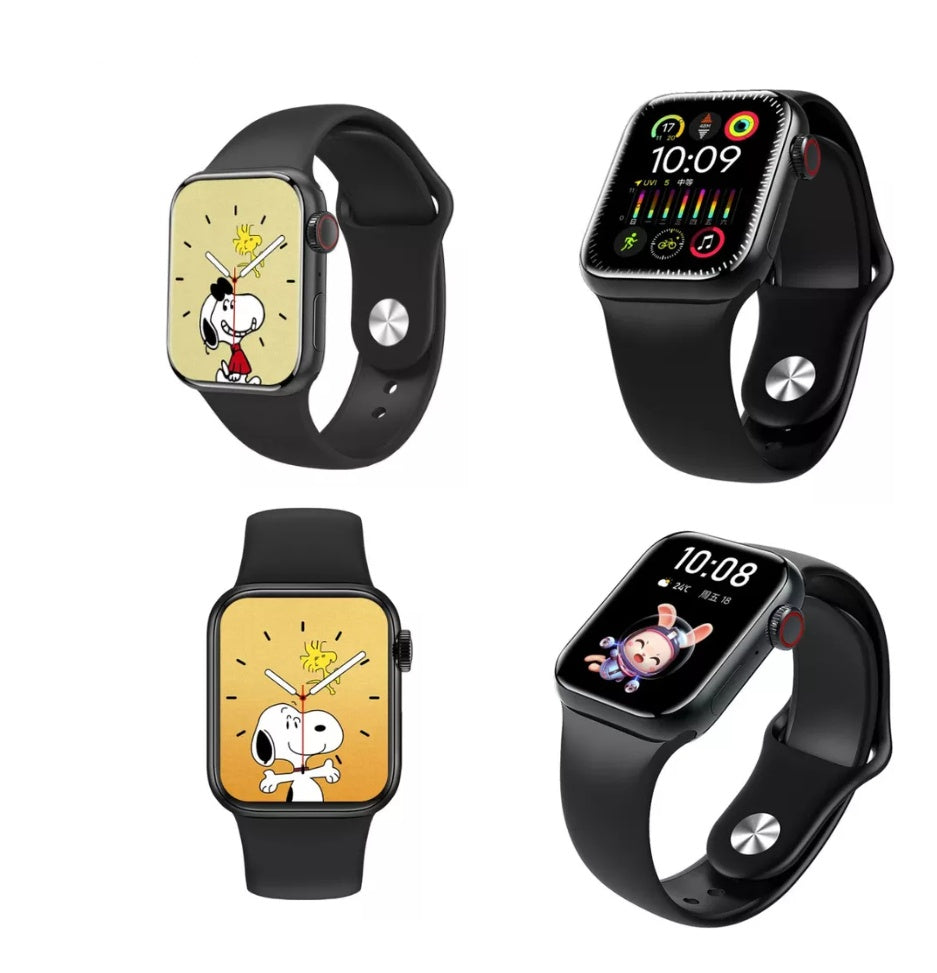 Reloj Smartwatch H9 Pro Mini Amoled Mobulaa Doble Pulso Negro Llamadas Notificaciones Innovo Tech