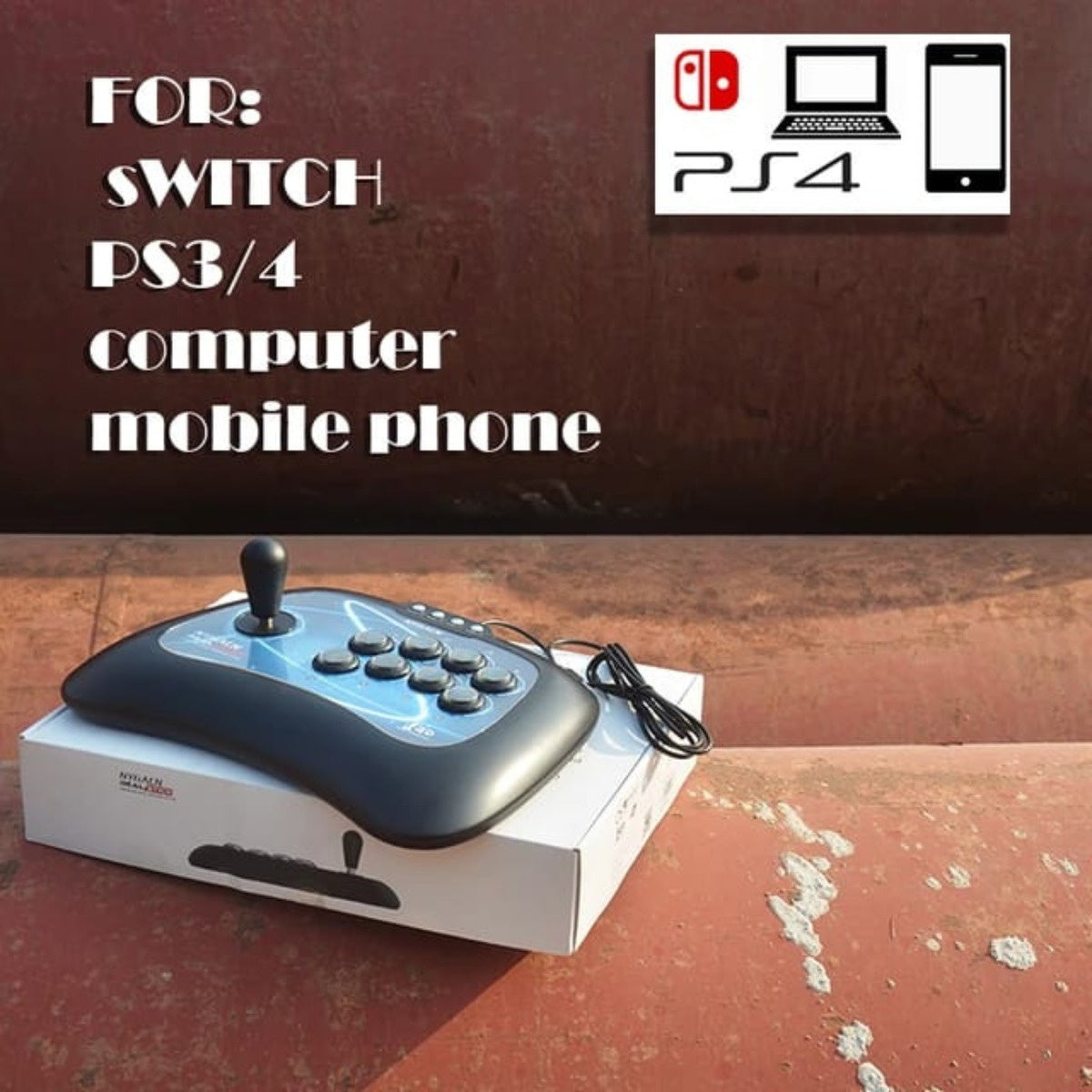 Joystick Arcade Compatible Ps3 Ps4 Pc Android Retro Nygacn