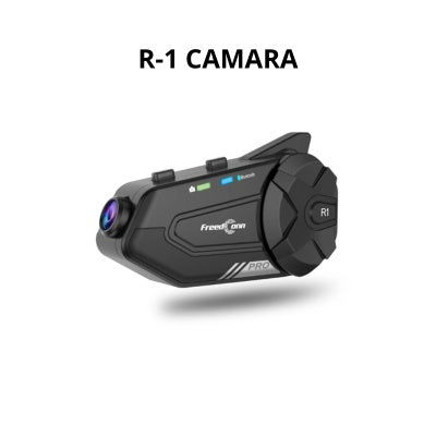 Intercomunicador Moto R1 Pro Con Camara Full Hd, Bluetooth, Grabacion Y Waterproof