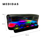 Parlante Bluetooth Alta Fidelidad Rgb Mp3 Usb Fm | Sonido Envolvente | Diseno Futurista