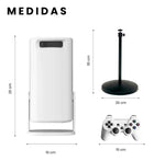 Proyector Smart S40 Max 4K Android 11 Wifi 5G + 2 Controles + Base Metalica +30.000 Juegos Y Apps