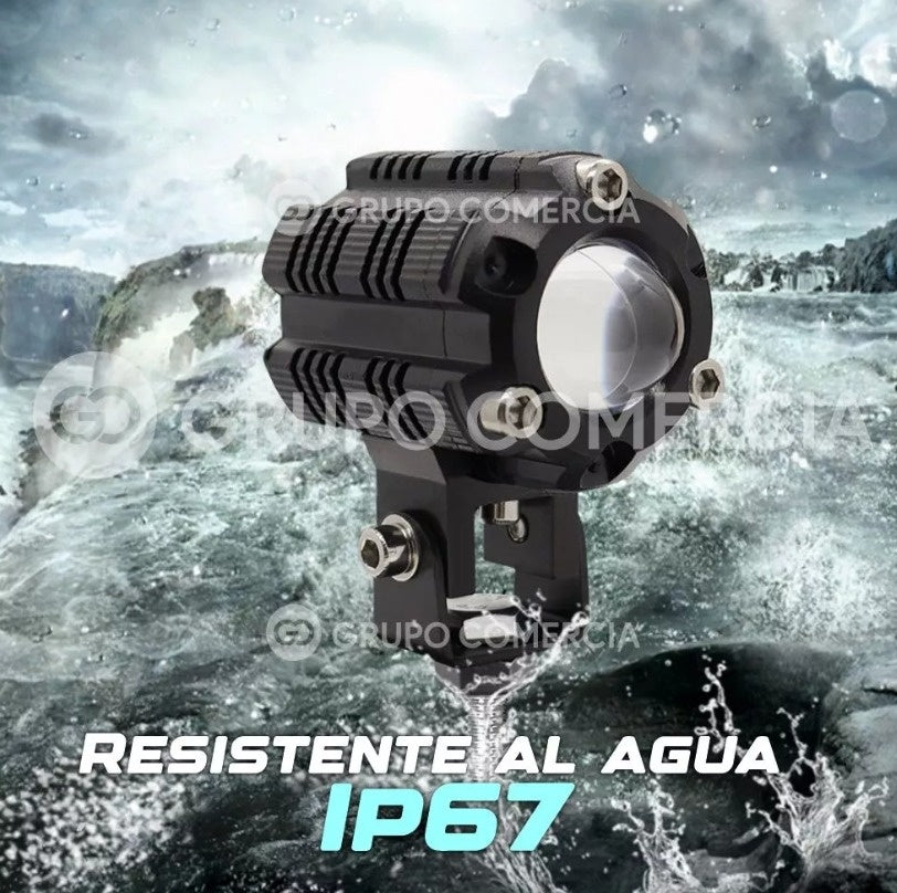 Par Exploradoras Moto Carro Turbo Led 12.000 Lm Largo Alance