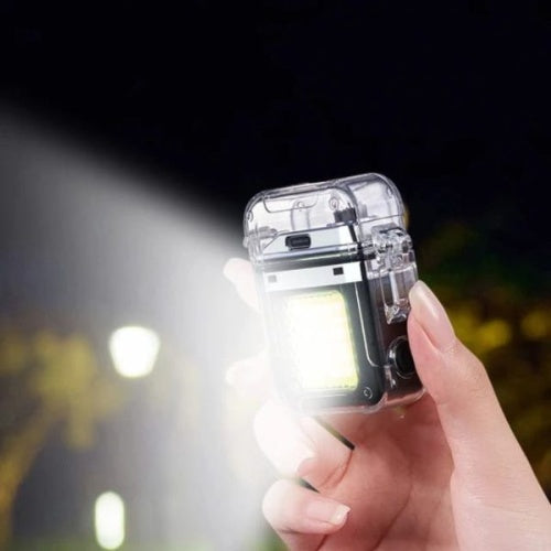 Linterna De Bolsillo Led 3 Modos Con Encendedor Recargable
