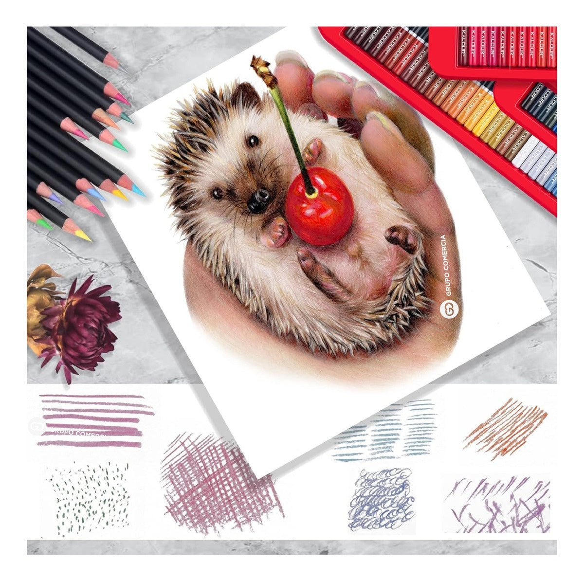 Kit De Lapices Colores Premium 180 Tonos Cromaticos Estuche