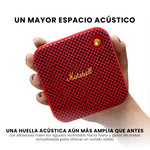 Parlante Bluetooth Sonido Potente Usb Mp3 Fm Portable Tono Rojo Marshall