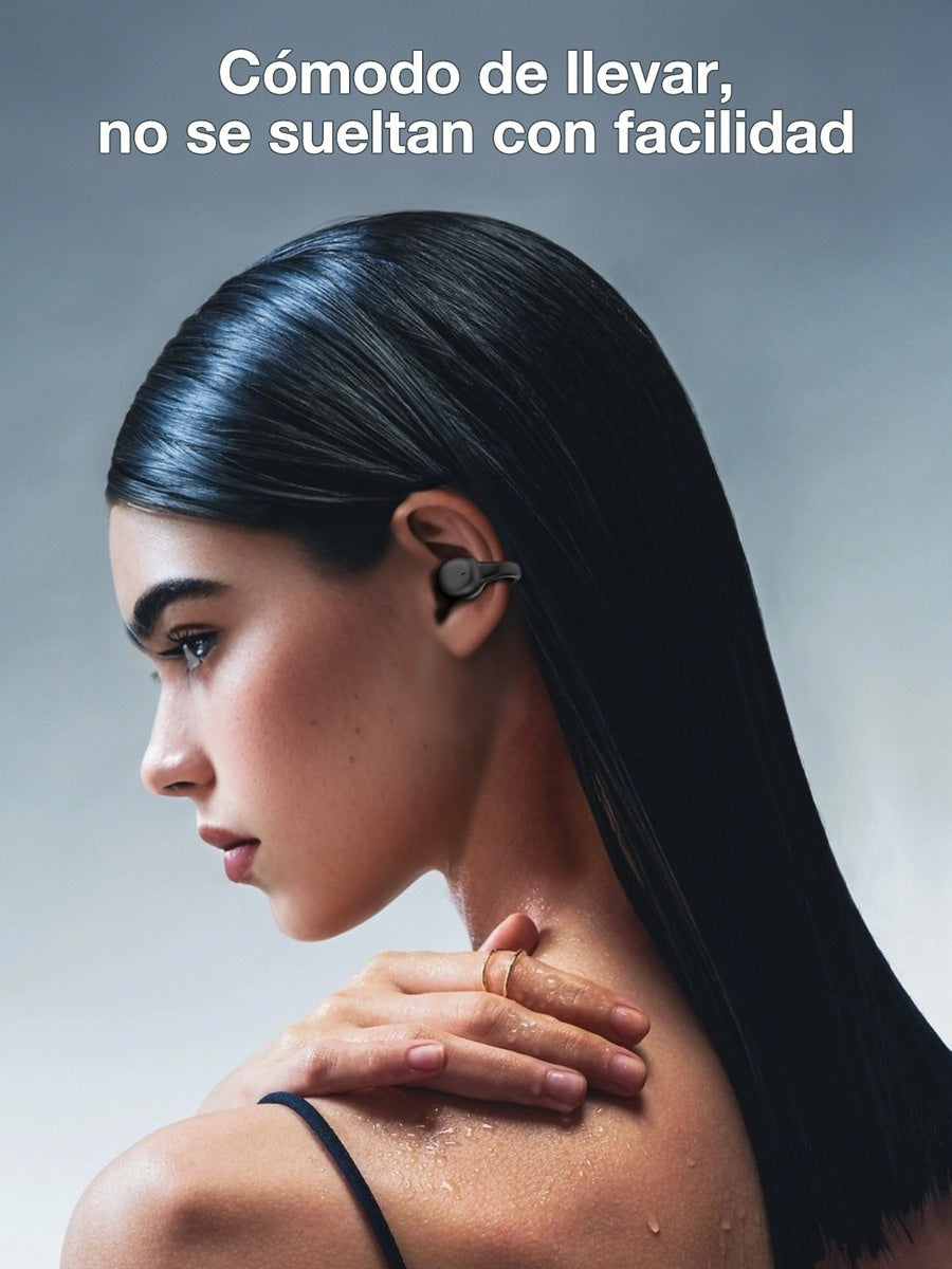 Audifonos Conduccion Osea Tactil Inteligente Bateria De Larga Duracion Earcuff Sonido Mega Bass