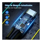 Cable Usb Tipo C 3A 1M, 1Hora, Cab251, Carga Rapida Y Transferencia De Datos