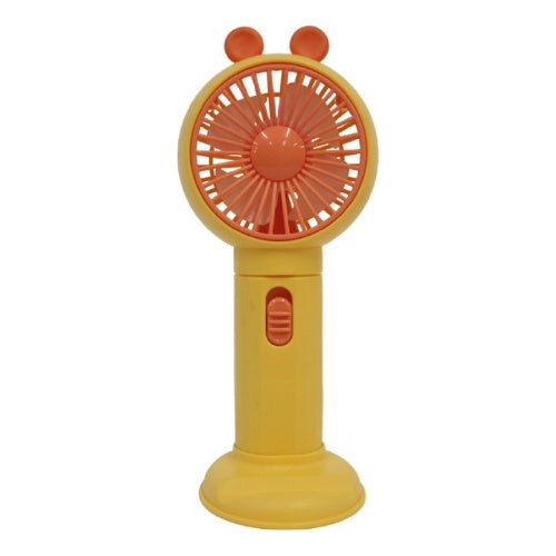 Mini Ventilador Recargable Con Soporte Para Celular Portatil