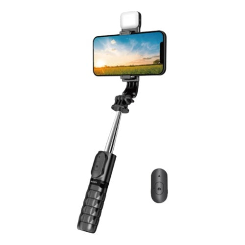 Tripode Selfie Monopod Wiwu Se Premium Con Luz Led Bluetooth