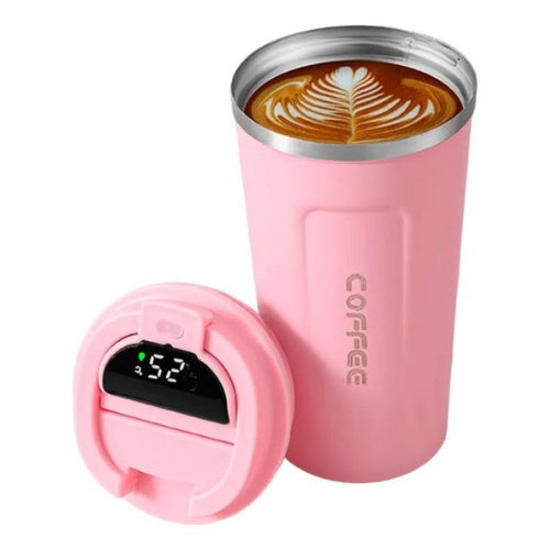 Vaso Mug Termico 380Ml Cafe Antiderrame Hermetico Acero