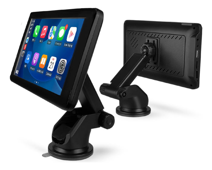 Gps Portatil Carplay & Android Auto Inalambrico 7 Pantalla Tactil Hd Camara Reversa Universal