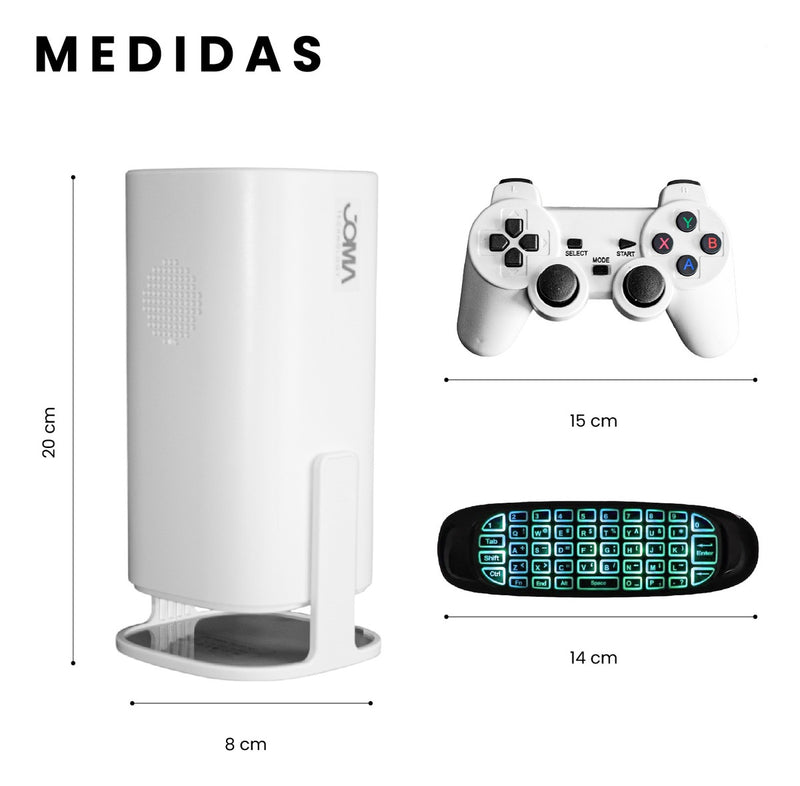 Proyector Android Plataformas Streaming 4K Juegos Hasta 200 Pulgadas Control Air Mouse