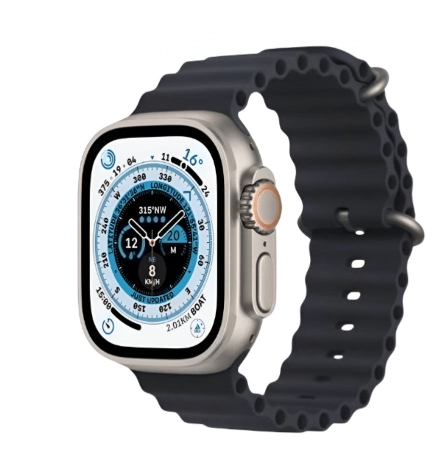 Reloj Smartwatch H9 Ultra Plus Amoled 7 Pulsos Negros Alta Gama Sport Notificaciones Innovo Tech