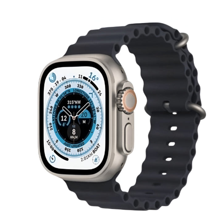 Reloj Smartwatch H9 Ultra Plus Amoled 7 Pulsos Negros Alta Gama Sport Notificaciones