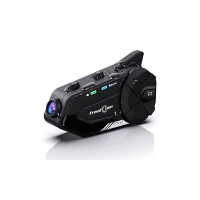 Intercomunicador Moto R1 Pro Con Camara Full Hd, Bluetooth, Grabacion Y Waterproof