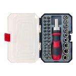 Kit Destornillador Con Copas Rache Multifuncion 36 Piezas