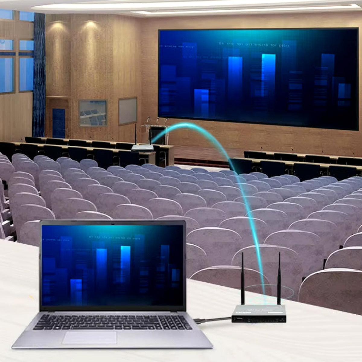 Transmisor Hdmi Inalambrico Receptor Emisor 200 Metros 1 A 4