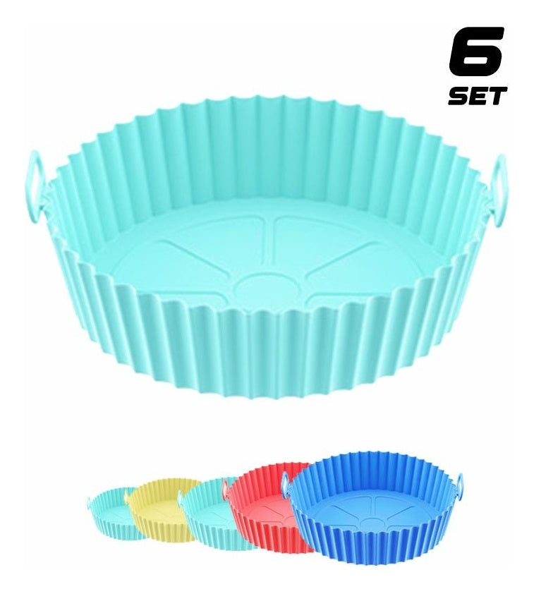 Silicona Molde Protector Para Horno Airfryer X 6 Tamanos