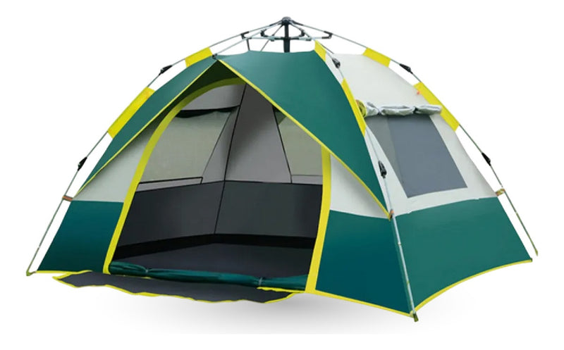 Carpa Camping Campana Automatica 4 Personas Impermeable Ventilacion 360Deg Facil De Armar Mosquitero