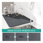 Alfombra Mini Para Cocina Hogar Absorbente De Agua Platero Anti Hongos Secado Rapido