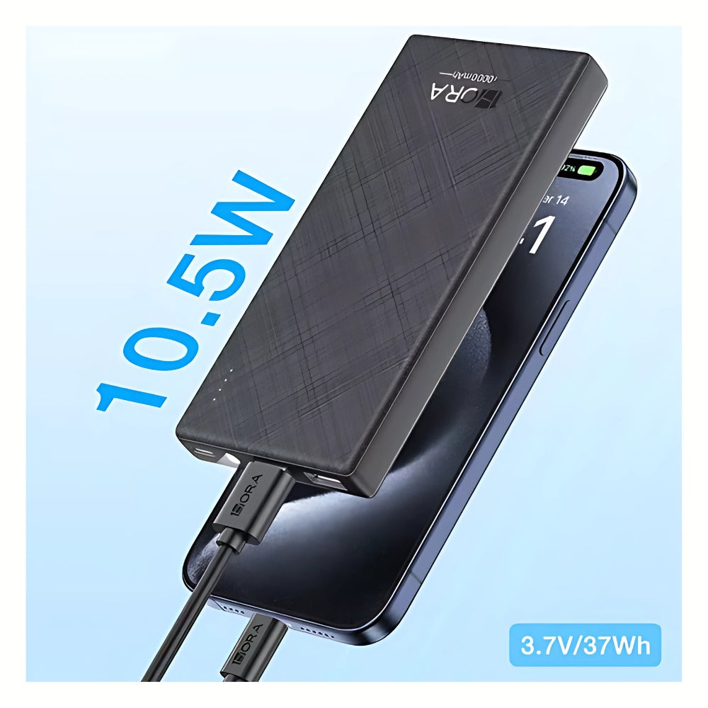 Power Bank Bateria Portatil 10000Mah 1Hora Con Indicador De Luz + Obsequio Soporte De Celular Tablet Giratoria