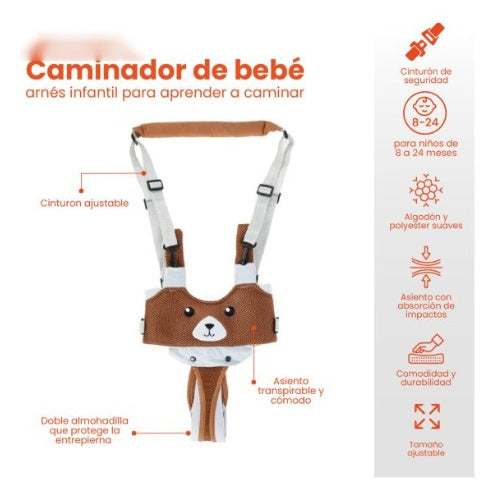 Arnes Correa De Apoyo Caminador Bebes Para Ninos Cafe Primeros Pasos