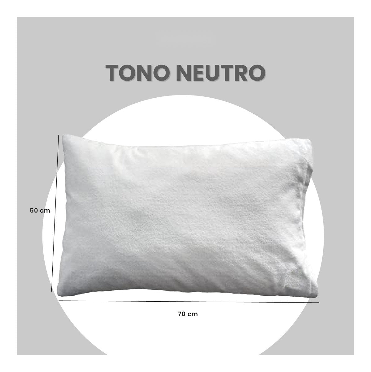Funda De Almohada Sencilla Material Terry