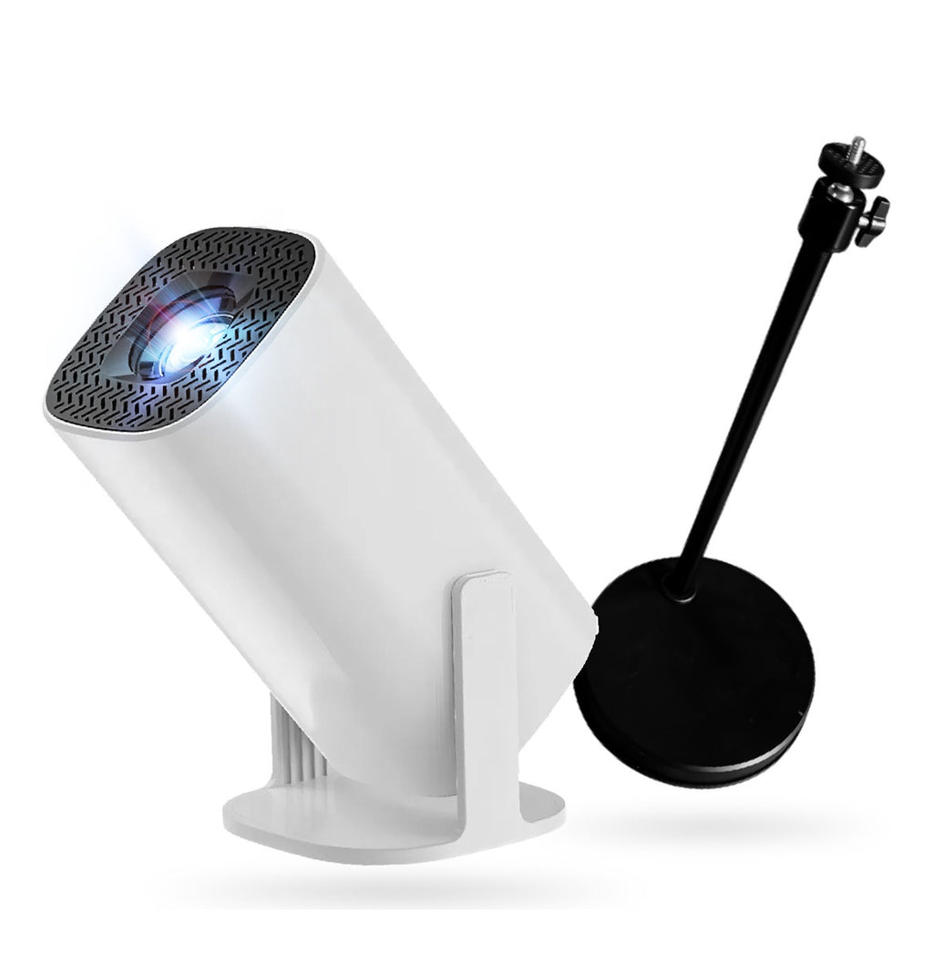 Proyector Smart P 30 Max Pro 4K Android 11 Wifi 5G + 2 Controles + Base Ajustable Proyeccion 200 Pulgadas