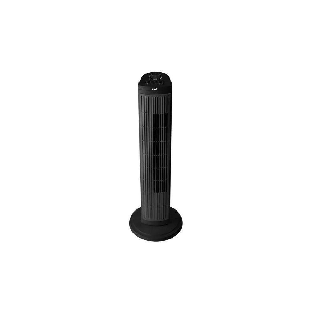 Ventilador Torre Kalley 45W Negro 3 Velocidades Diseno Compacto Silencioso