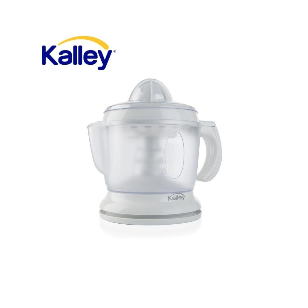 Exprimidor Electrico Kalley 1L Con 2 Conos, Jarra Plastica Resistente