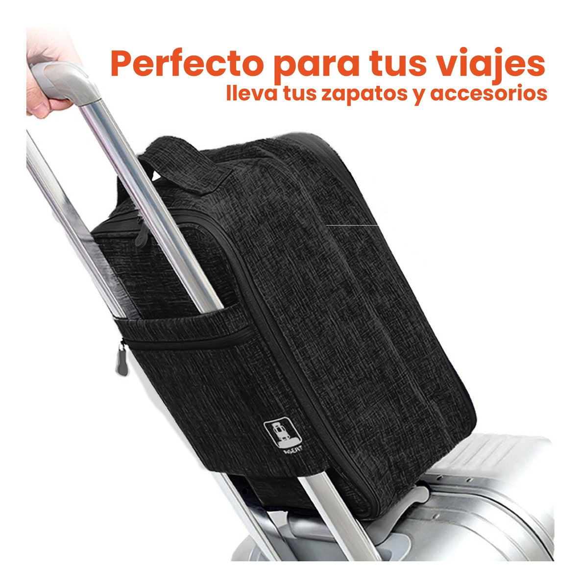 Bolso Organizador Para Maleta Viajera Negro