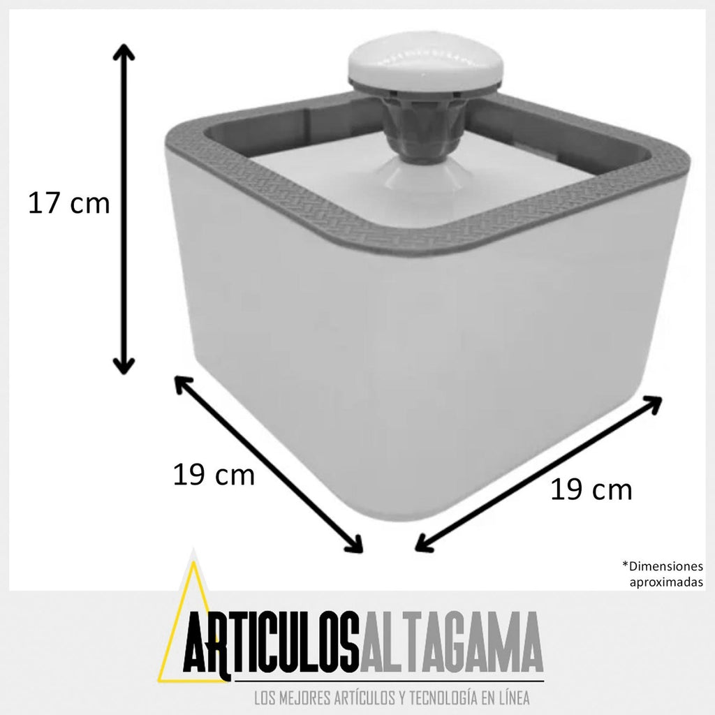 Fuente De Agua Para Gatos Perros Bebedero Para Mascotas Con 2 Filtros