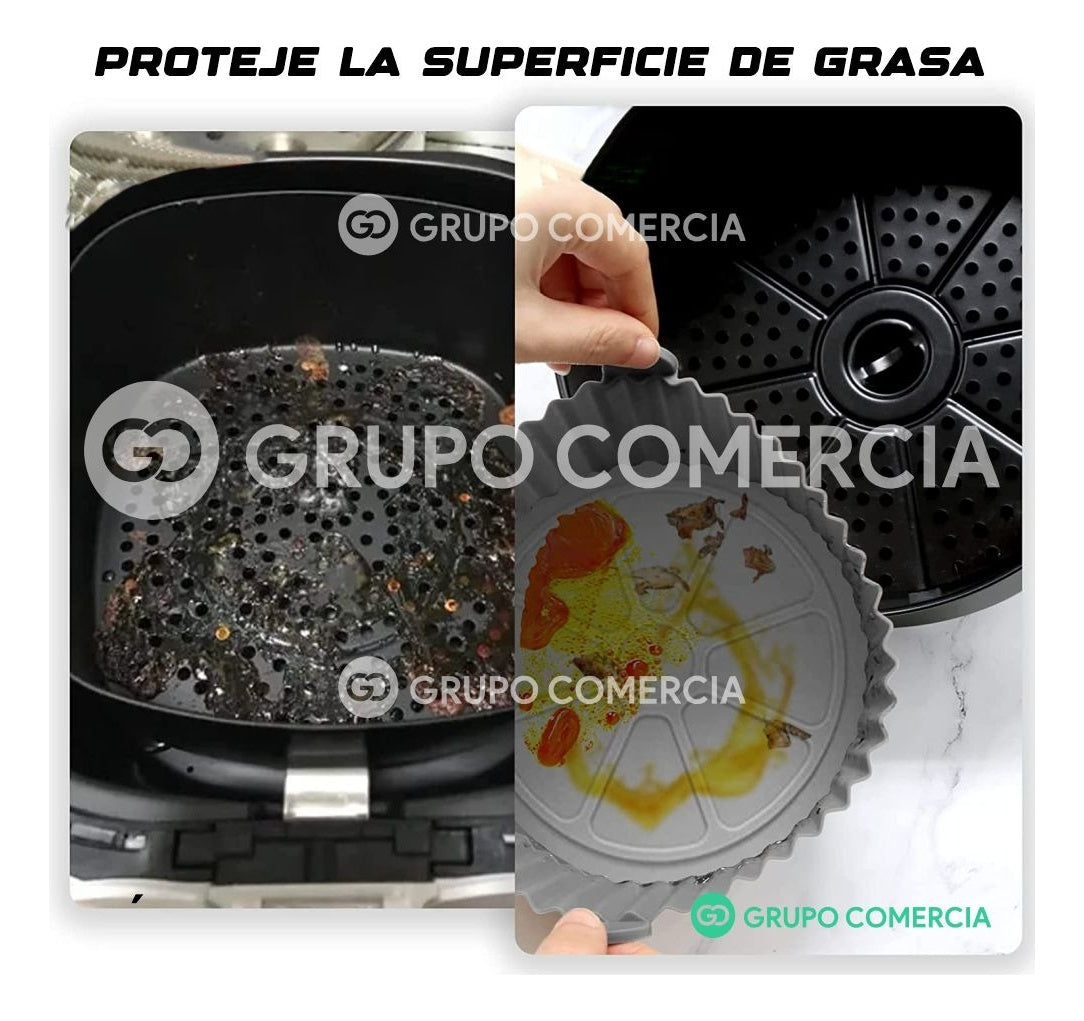 Silicona Molde Protector Para Horno Airfryer X 6 Tamanos