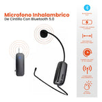 Microfono Conferencia Diadema Bluetooth 5.0 Con Adaptador Jack 3.5 Corporativa