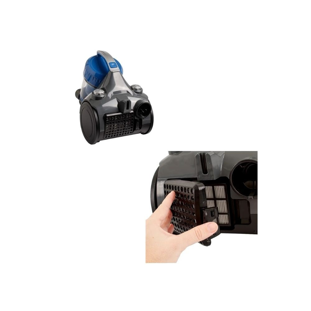 Aspiradora Kalley Ciclonica 1200W Sin Bolsa 1.5L Potente Y Compacta