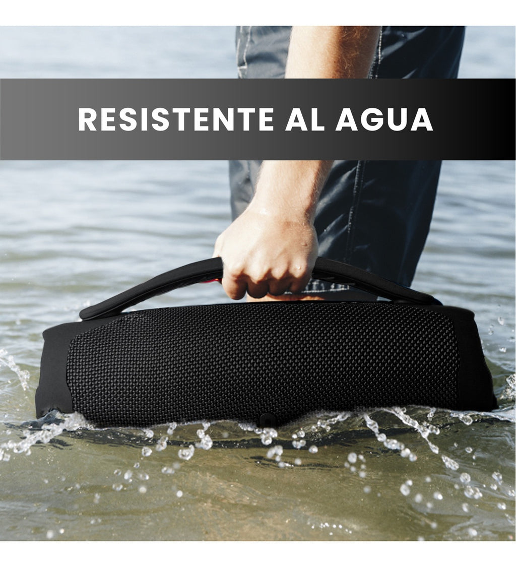 Mini Bocina Parlante Portatil Box Bluetooth Recargable Rgb Negro Innovo Tech