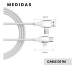 Cable De Carga Universal 4 En 1 Carga Rapida 60W Usb Tipo C Multicargador