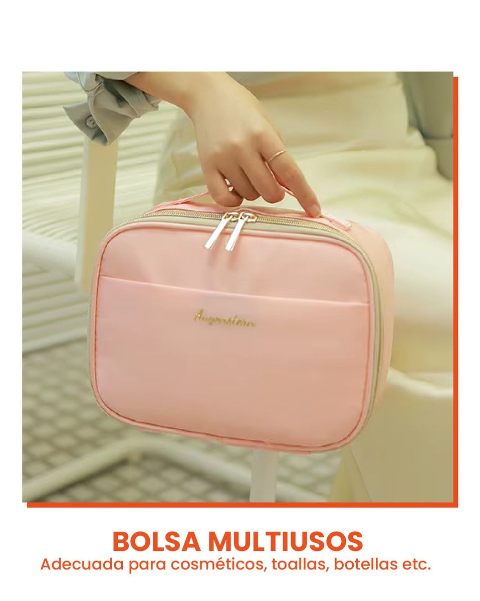 Cosmetiquera Para Dama Rosada Organizador Maquillaje