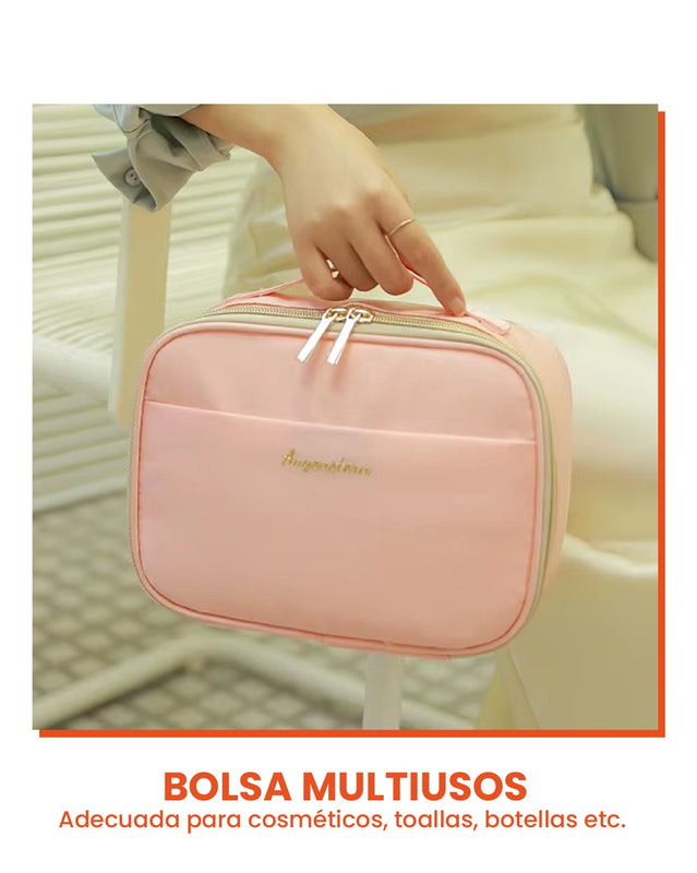 Cosmetiquera Para Dama Rosada Organizador Maquillaje