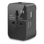 Adaptador Universal Europeo Viajero Carga Rapida Todo En 1