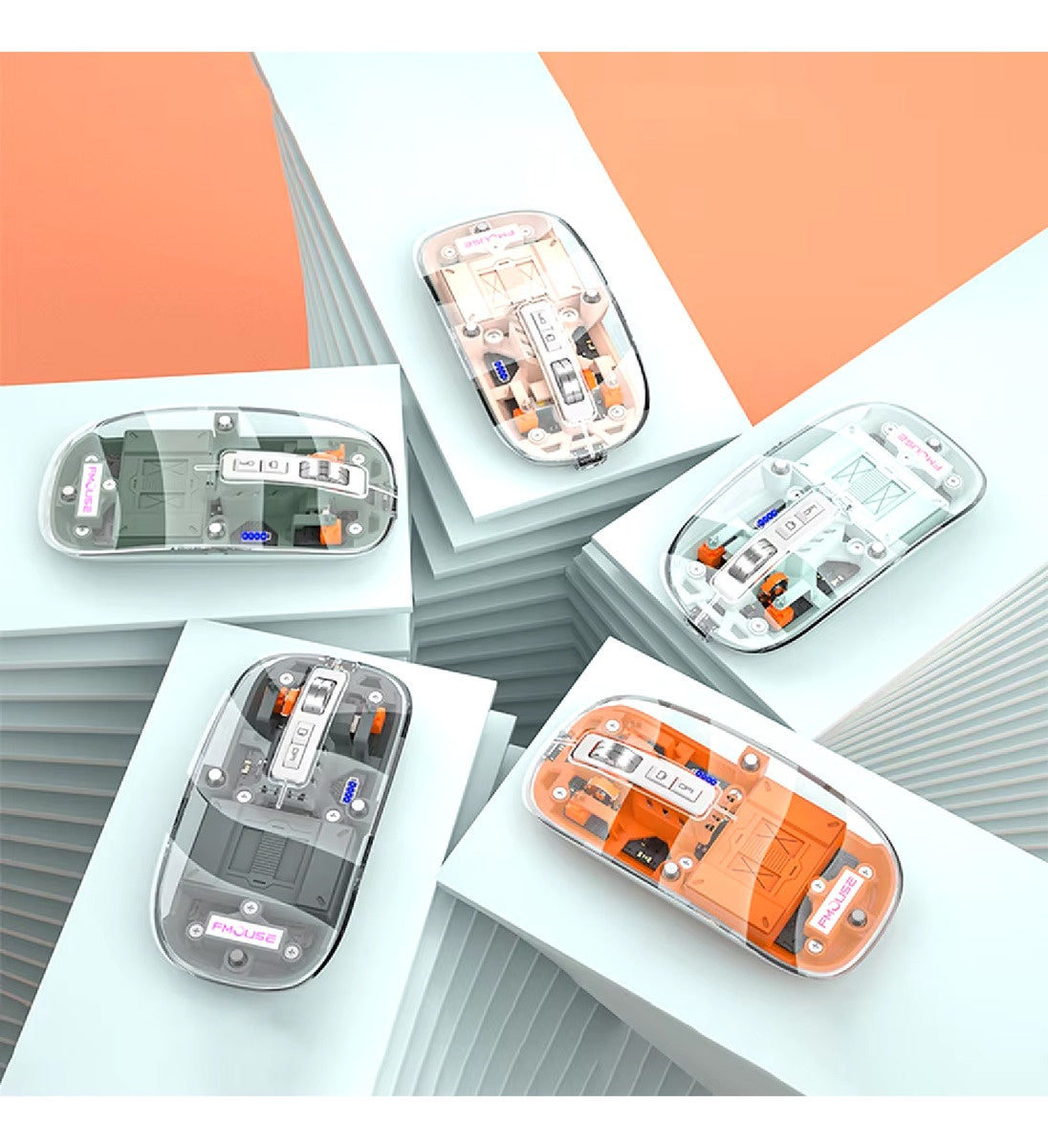 Mouse Para Pc Multi Conexion Bluetooth Receptor Usb