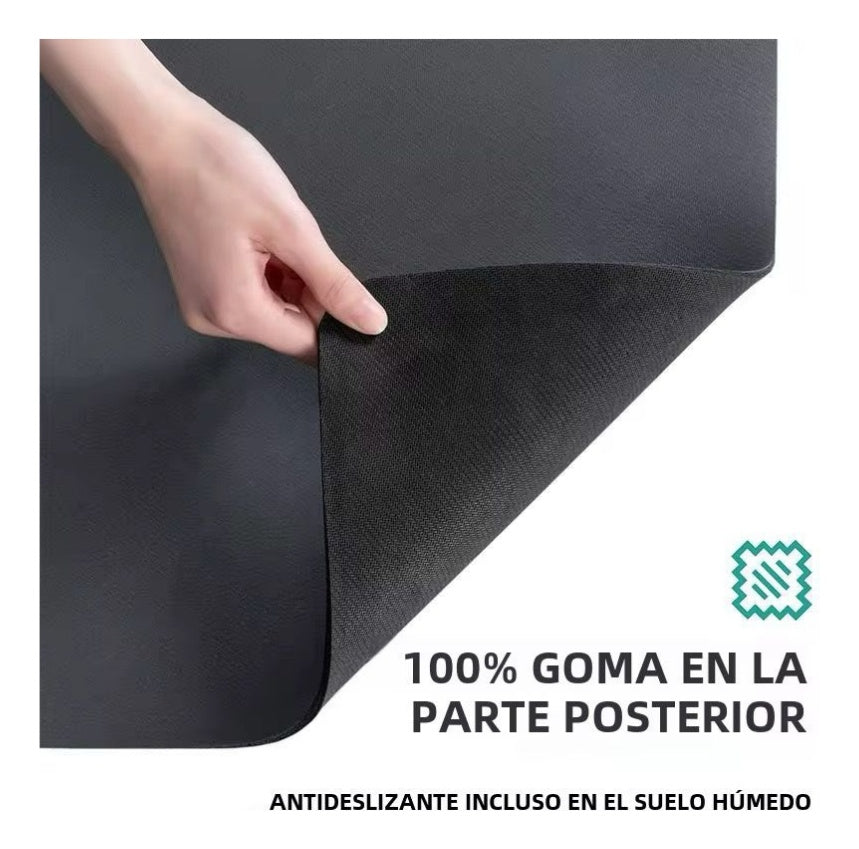 Alfombra Mini Para Cocina Hogar Absorbente De Agua Platero Anti Hongos Secado Rapido