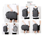 Maleta Bolso Morral Ejecutivo Universitario Para Laptop Pc Con Puerto Usb Premium Gris