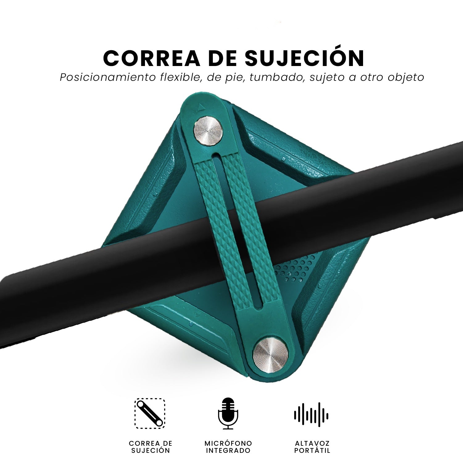 Parlante Bluetooth Sonido Potente Usb Mp3 Fm Portable Tono Verde Marshall