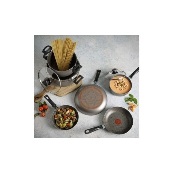 Bateria De Cocina Imusa 9 Piezas Antiadherente Ollas Y Sartenes Con Tapas