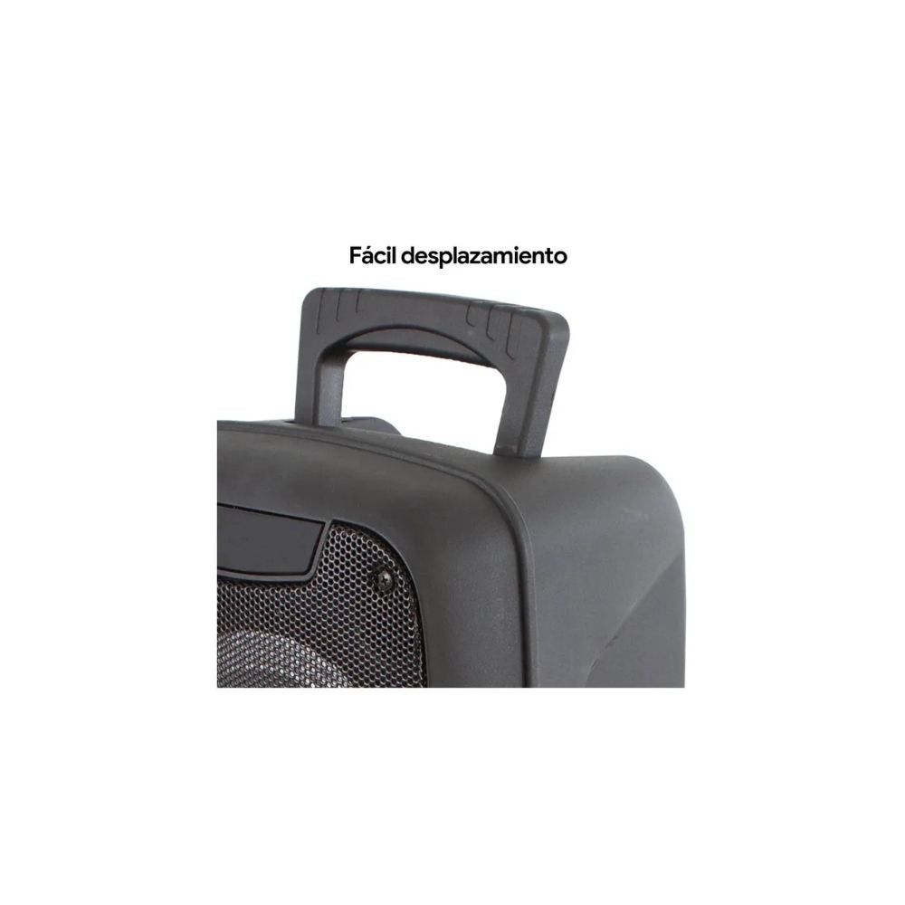 Parlante Kalley Bsk 15W Rms 200W Pmpo Bluetooth Luces Led 2X8"