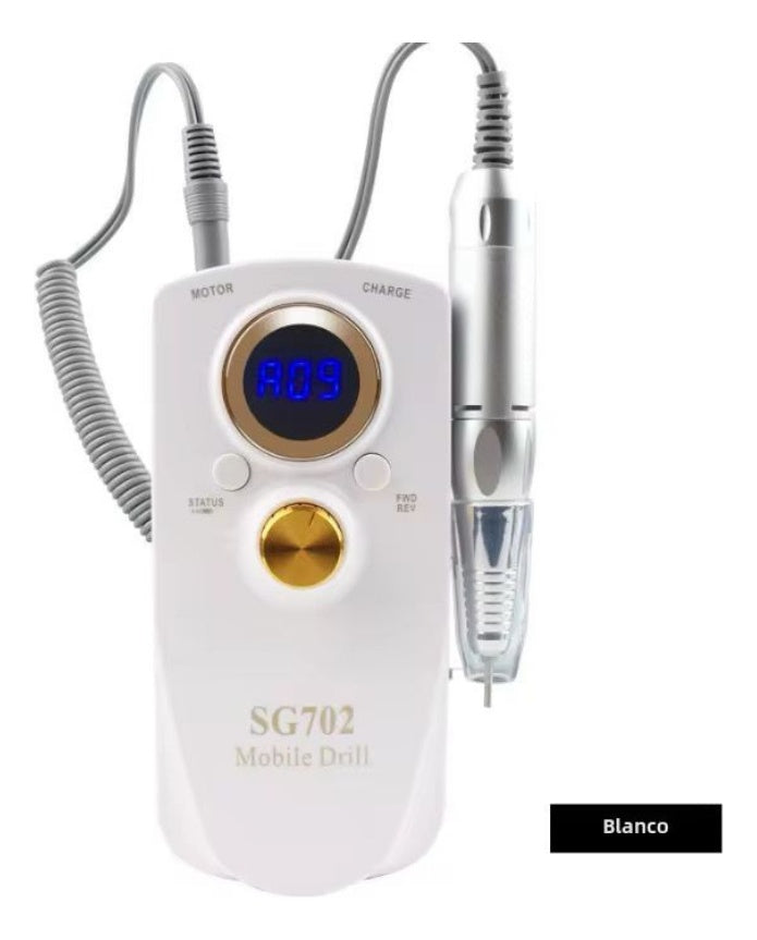 Pulidor De Unas Drill Profesional Portatil Recargable Varias Velocidades Innovo