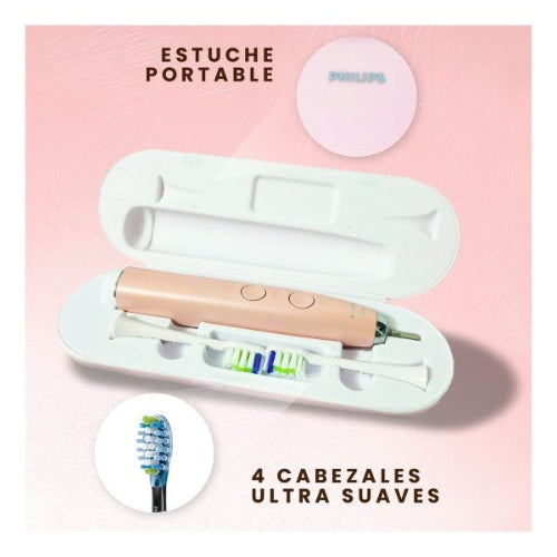 Cepillo Dental Pink Electrico Limpieza Profunda Estuche